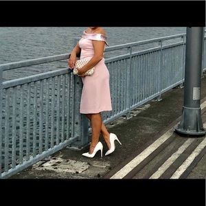 Blush pink Eliza dress